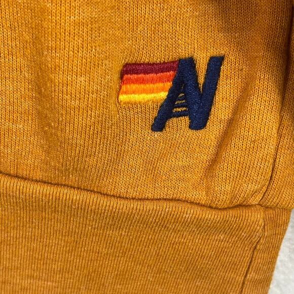 Aviator Nation Unisex Size M Hand Dyed Yellow/ Orange Sunset Sweatshirt - Picture 3 of 10
